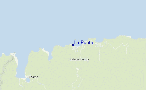 locatiekaart van La Punta
