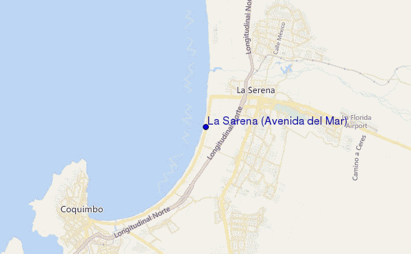 locatiekaart van La Sarena (Avenida del Mar)