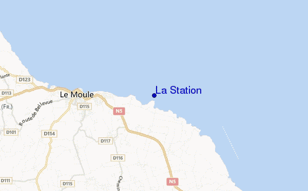 locatiekaart van La Station