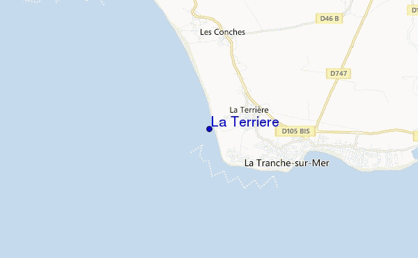 locatiekaart van La Terriere