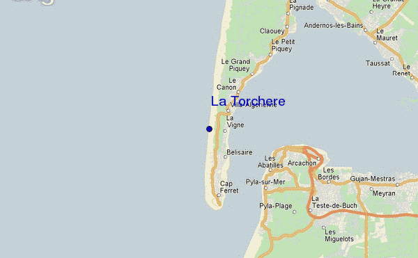 locatiekaart van La Torchere