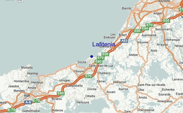 locatiekaart van Lafitenia