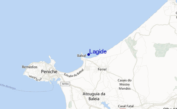 locatiekaart van Lagide