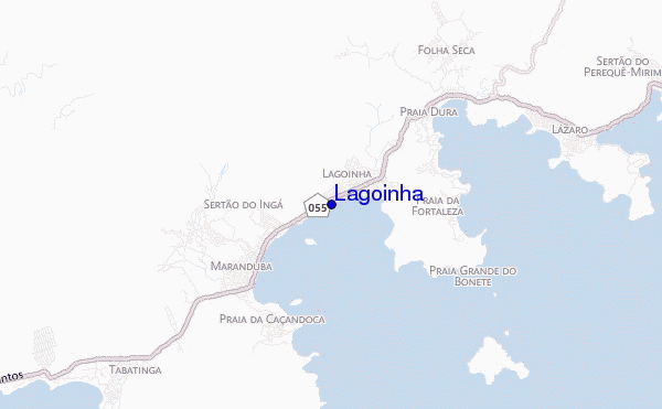 locatiekaart van Lagoinha