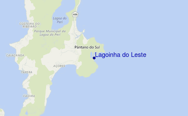 locatiekaart van Lagoinha do Leste