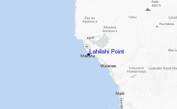 locatiekaart van Lahilahi Point
