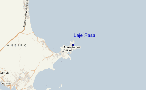 locatiekaart van Laje Rasa