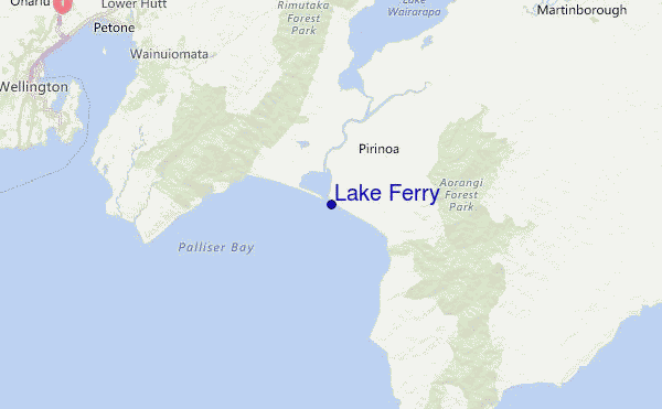 Lake Ferry Location Map
