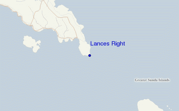 locatiekaart van Lances Right