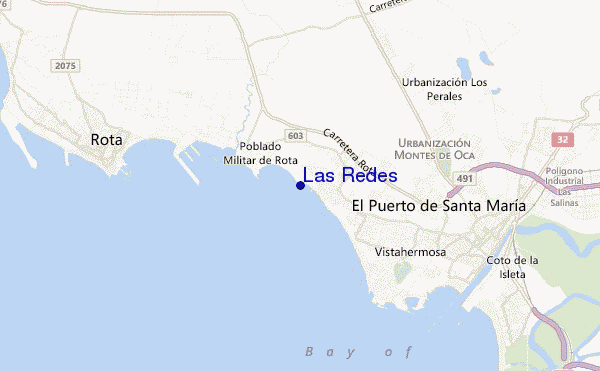 locatiekaart van Las Redes