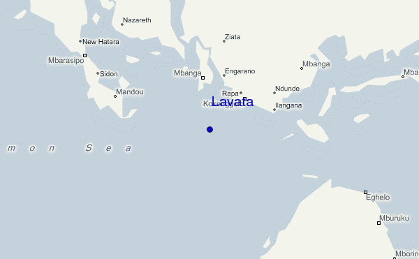 locatiekaart van Lavata
