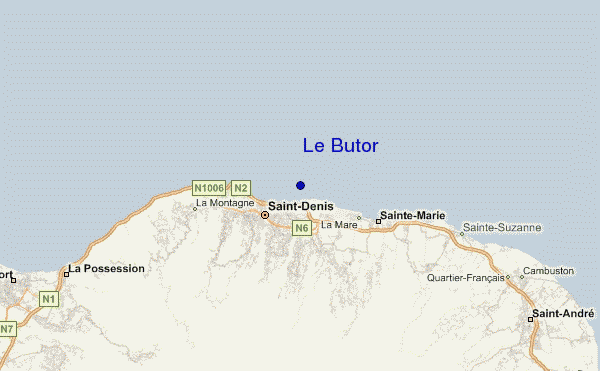 locatiekaart van Le Butor