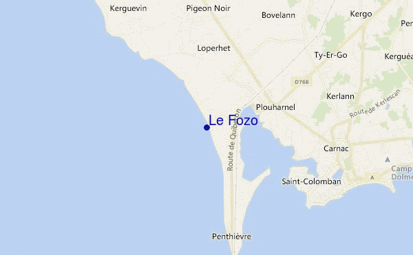 locatiekaart van Le Fozo