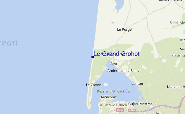 Le Grand Crohot Location Map