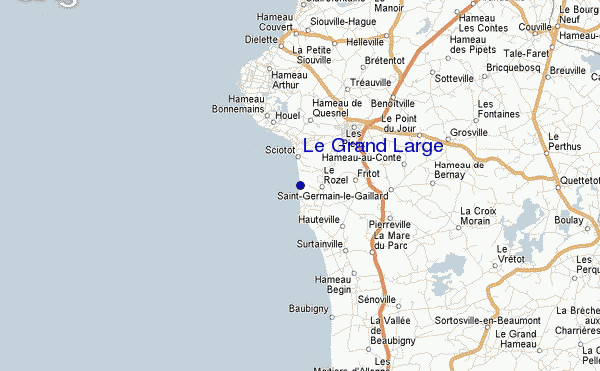 locatiekaart van Le Grand Large