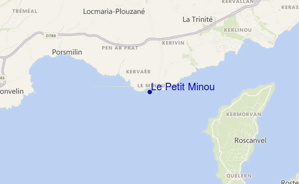 locatiekaart van Le Petit Minou