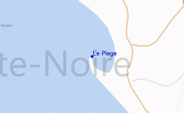 locatiekaart van Le Piege