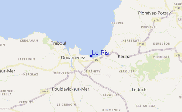 locatiekaart van Le Ris