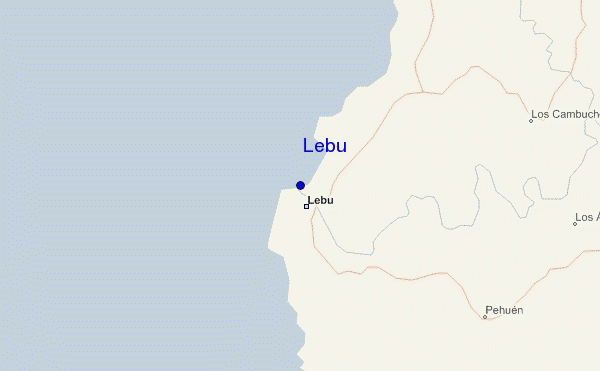locatiekaart van Lebu