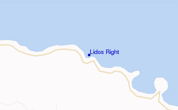 locatiekaart van Lidos Right