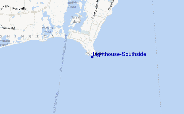 locatiekaart van Lighthouse-Southside