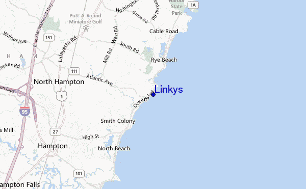 locatiekaart van Linkys