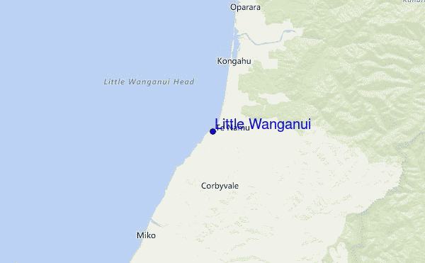 Little Wanganui Location Map