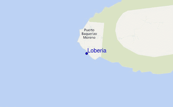 locatiekaart van Loberia