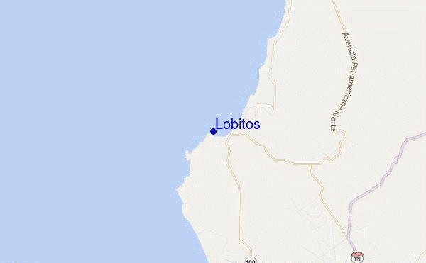 locatiekaart van Lobitos