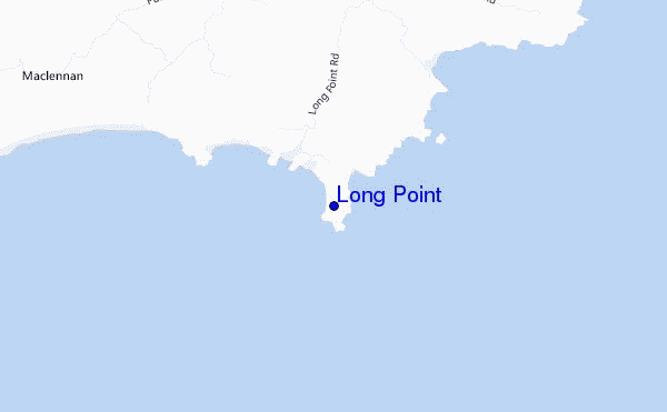 locatiekaart van Long Point