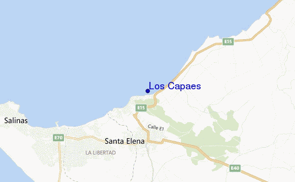 locatiekaart van Los Capaes