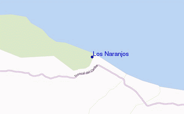 locatiekaart van Los Naranjos
