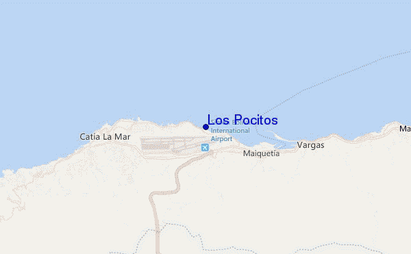locatiekaart van Los Pocitos