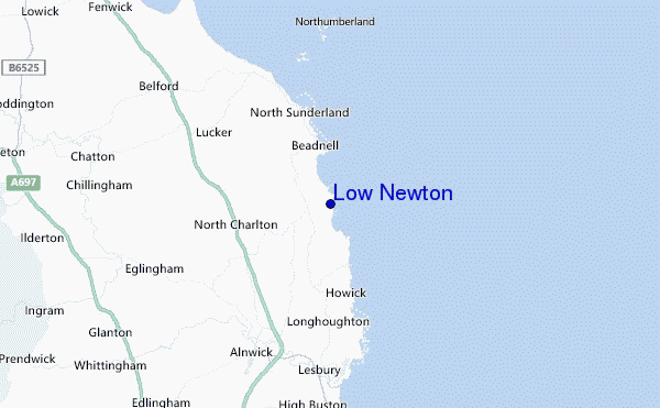 Low Newton Location Map