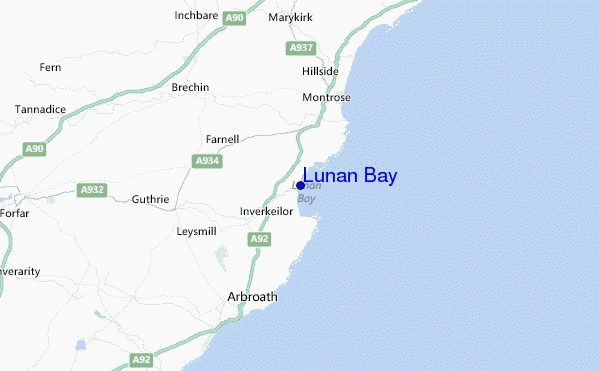 Lunan Bay Location Map
