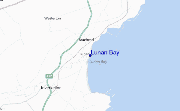 locatiekaart van Lunan Bay