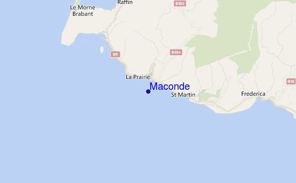 locatiekaart van Maconde
