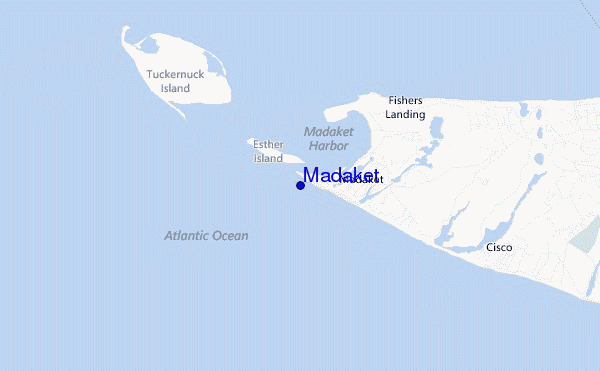 locatiekaart van Madaket