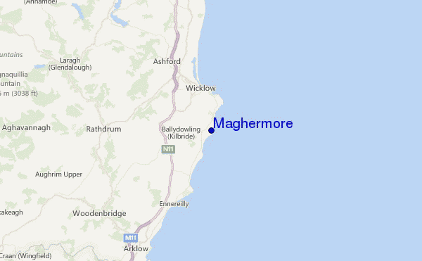 Maghermore Location Map