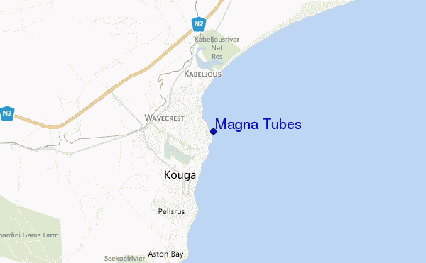 locatiekaart van Magna Tubes