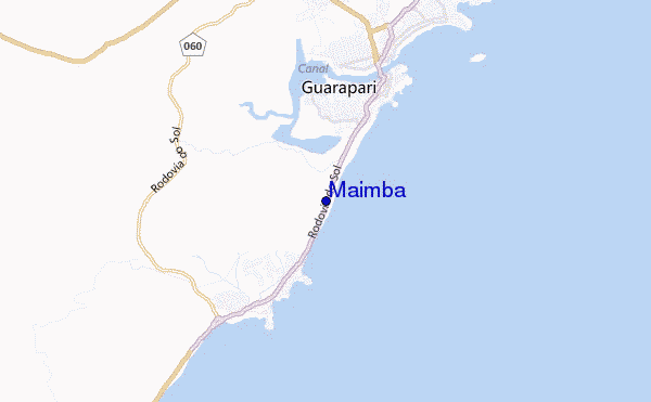 locatiekaart van Maimba