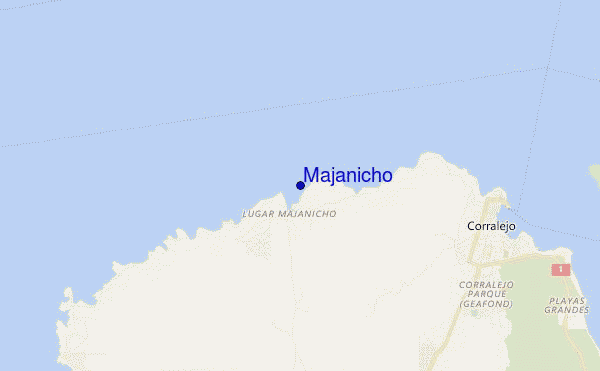 locatiekaart van Majanicho