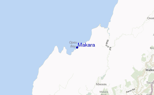 locatiekaart van Makara