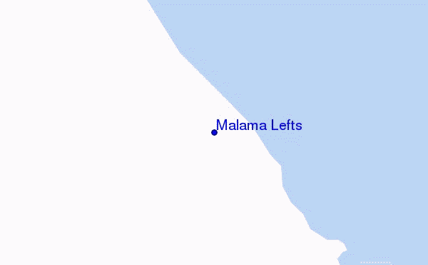 locatiekaart van Malama Lefts