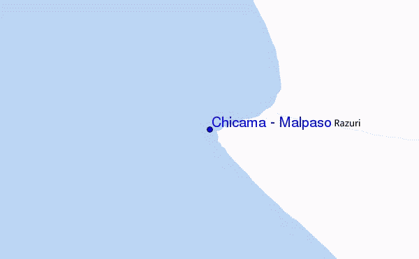 locatiekaart van Chicama - Malpaso