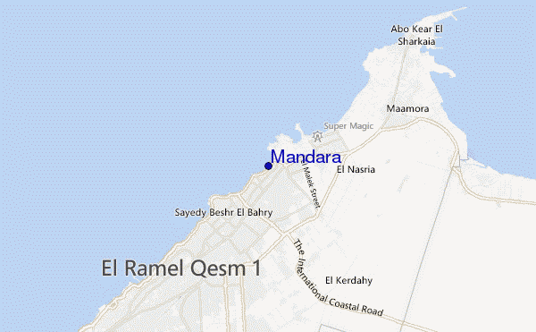 locatiekaart van Mandara