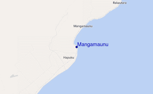 locatiekaart van Mangamaunu