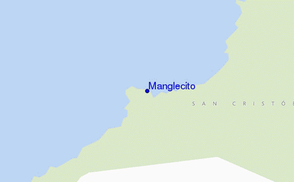 locatiekaart van Manglecito