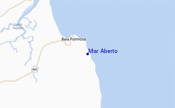 locatiekaart van Mar Aberto