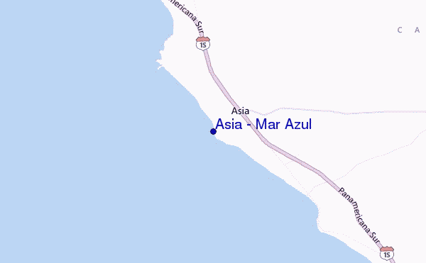 locatiekaart van Asia - Mar Azul